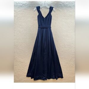 Elegant Navy Blue Women's Dress